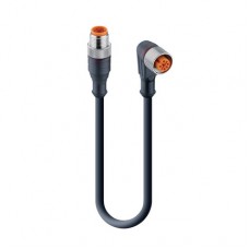 LUMBERG RST3-RKWT/LED A4-3-224/0,6 M - 11777 - M12 mas. 0° 4 poli / M12 fem. 90° 4 poli LUMBERG RST3-RKWT/LED A4-3-224/0,6 M - 11777 - M12 mas. 0° 4 poli / M12 fem. 90° 4 poli