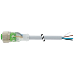 MURRELEKTRONIK 7000-12281-2130500 - M12 femmina diritto con cavo + LED 5m MURRELEKTRONIK 7000-12281-2130500 - M12 femmina diritto con cavo + LED 5m