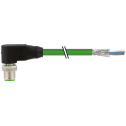 MURRELEKTRONIK 7000-14561-7940200 - M12 maschio 90° schermato D-code cavo Ethernet 2m MURRELEKTRONIK 7000-14561-7940200 - M12 maschio 90° schermato D-code cavo Ethernet 2m