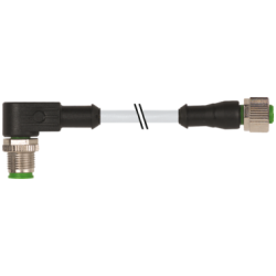 MURRELEKTRONIK 7000-40201-2340060 - M12 maschio 90° / M12 femmina diritto 0,6m MURRELEKTRONIK 7000-40201-2340060 - M12 maschio 90° / M12 femmina diritto 0,6m