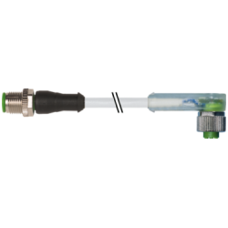 MURRELEKTRONIK 7000-40321-2230100 - M12 maschio diritto / M12 femmina 90° LED 1m MURRELEKTRONIK 7000-40321-2230100 - M12 maschio diritto / M12 femmina 90° LED 1m