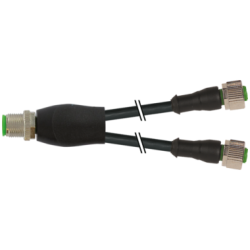 MURRELEKTRONIK 7000-40701-6130300 - M12 distributore a Y / M12 femmina diritto 3m MURRELEKTRONIK 7000-40701-6130300 - M12 distributore a Y / M12 femmina diritto 3m