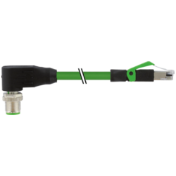 MURRELEKTRONIK 7000-51201-7900500 - M12 maschio 90° X-code / RJ45 maschio diritto Gigabit 5m MURRELEKTRONIK 7000-51201-7900500 - M12 maschio 90° X-code / RJ45 maschio diritto Gigabit 5m