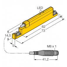 TURCK-BANNER WIM45-UNTL-LIU5X2-0.3-PSG4M - 1536620 - Sensore Magnetico